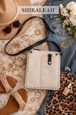 Shiraleah of Chicago Vegan Leather Crossbody Purse Bag